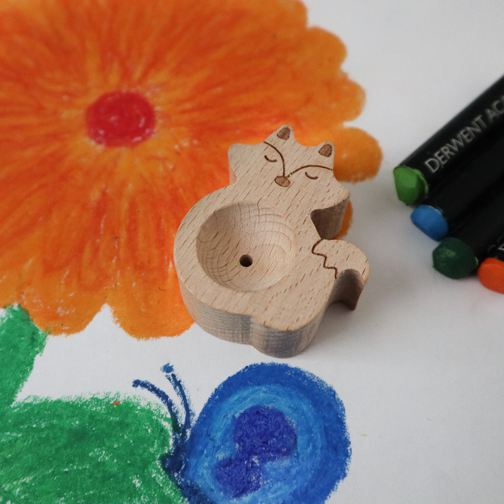 Fox - Wooden Essential Oil Diffuser | Incense Holder