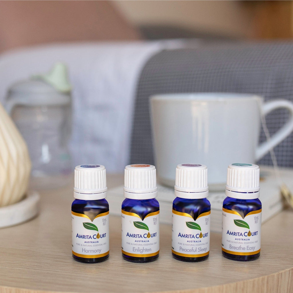 🏡 Luna Rituals Bundle 4 Home | Waterless Diffuser + Botanical Essential Oil Blends X 4